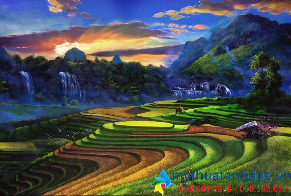 Tranh 3D phong cảnh Việt Nam VN15