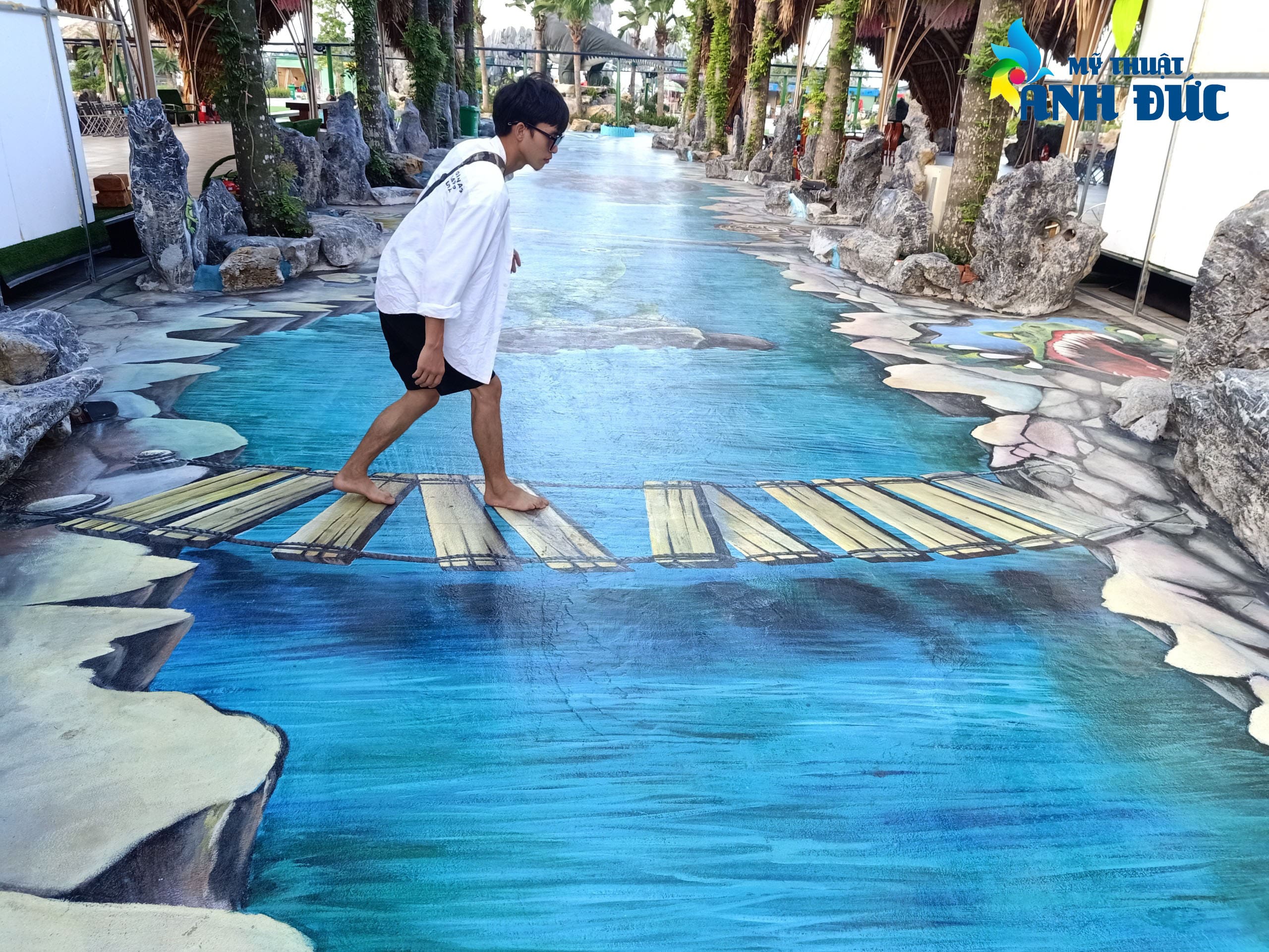 Dự án 2500m2 vẽ tranh tường 3D tại Công Viên Ngân Hà - TP Ninh Bình (Phần I)