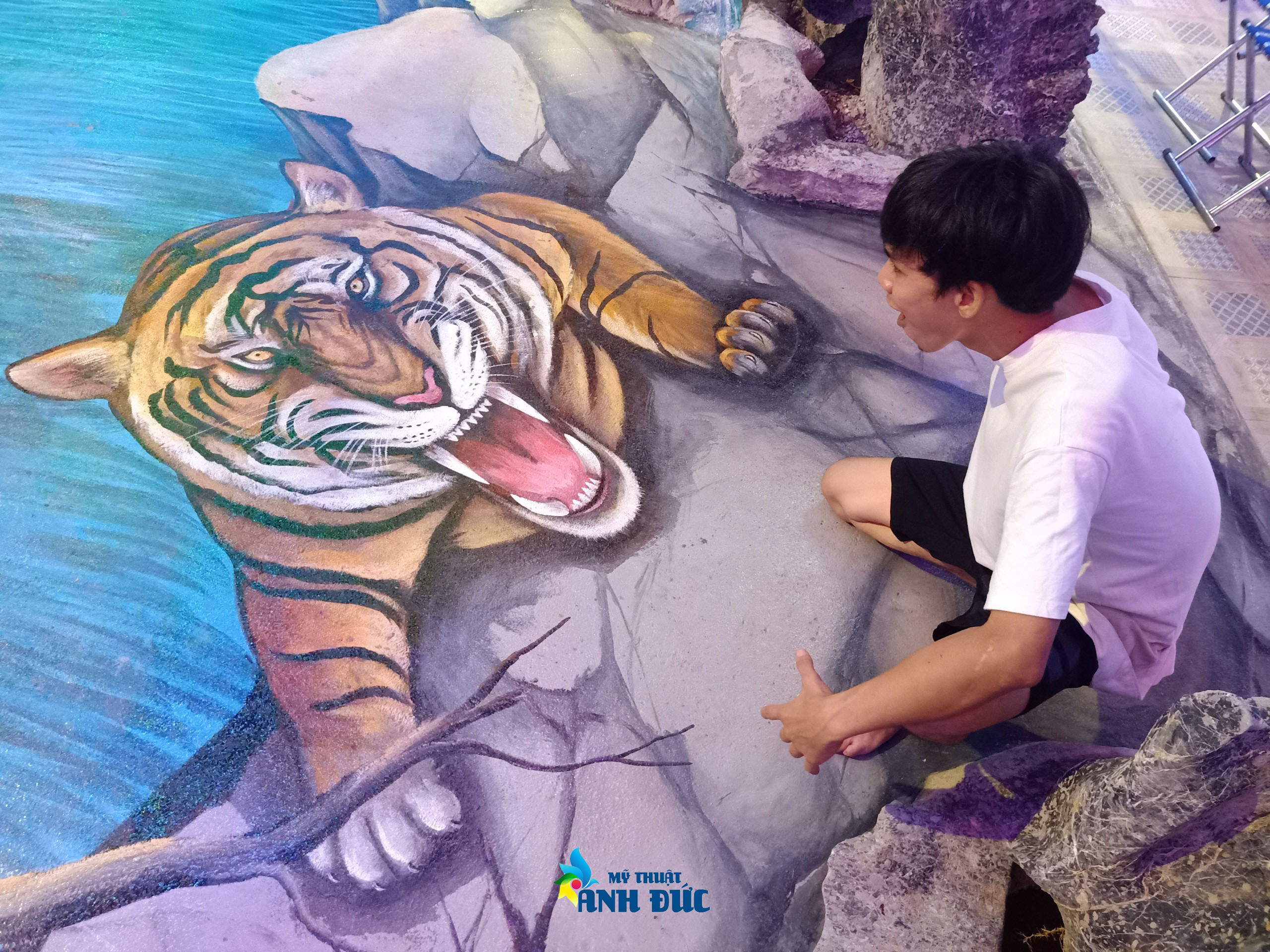 Dự án 2500m2 vẽ tranh tường 3D tại Công Viên Ngân Hà - TP Ninh Bình (Phần I)