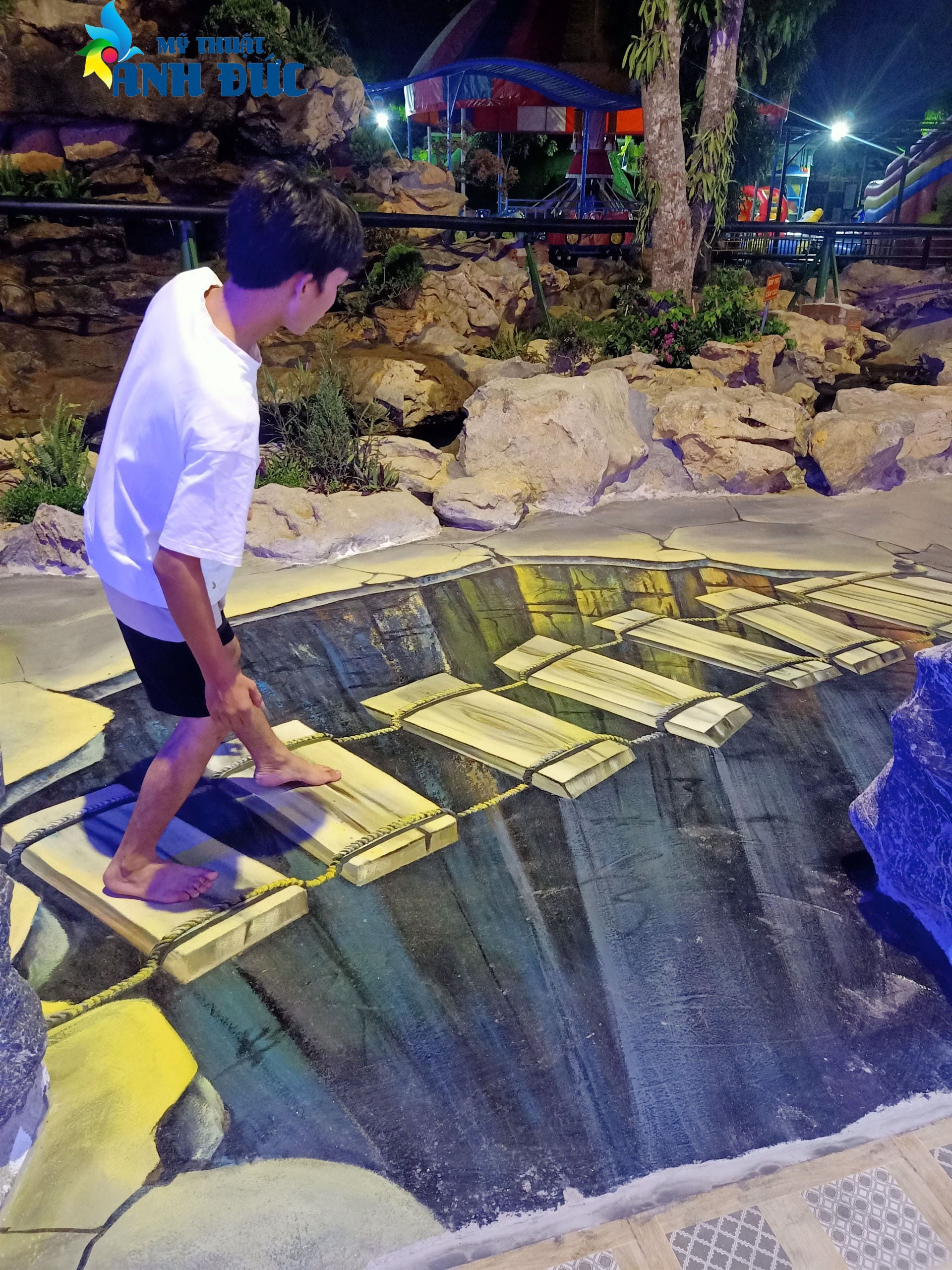 Dự án 2500m2 vẽ tranh tường 3D tại Công Viên Ngân Hà - TP Ninh Bình (Phần II)
