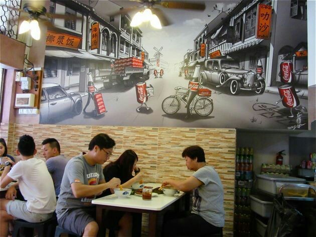 vẽ tranh tường quán cafe,nhà hàng đẹp