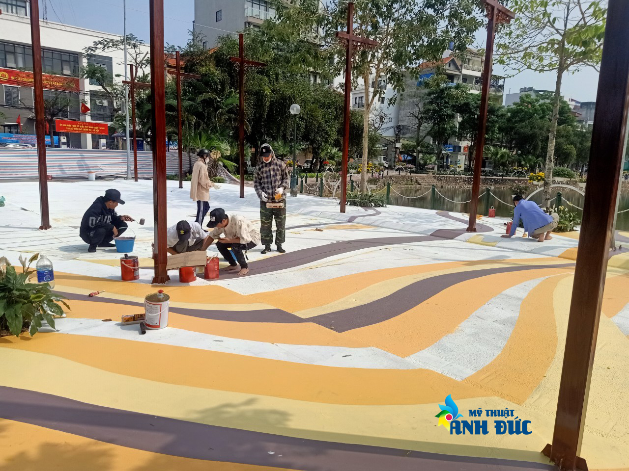 vẽ tranh trang trí 3D đường phố đi bộ trịnh công sơn - mythuatanhduc.vn - 5