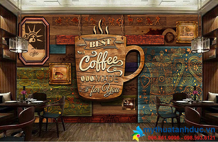 Bạn muốn quán cafe của mình trở nên độc đáo và cuốn hút khách hơn? Với dịch vụ vẽ tranh tường quán cafe giá rẻ của chúng tôi, quán của bạn sẽ trở nên thật sự độc đáo và thu hút khách hàng. Với giá vô cùng hợp lý, bạn sẽ được tận hưởng không gian cafe đẹp mắt và chỉn chu nhất.
