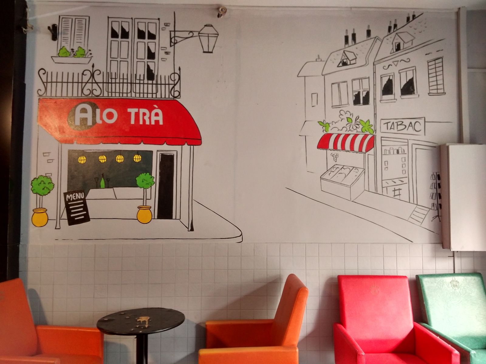  Dịch vụ vẽ tranh tường quán cafe ăn khách 2019