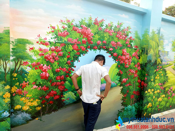 Công trình vẽ tranh tường tại Bắc Ninh